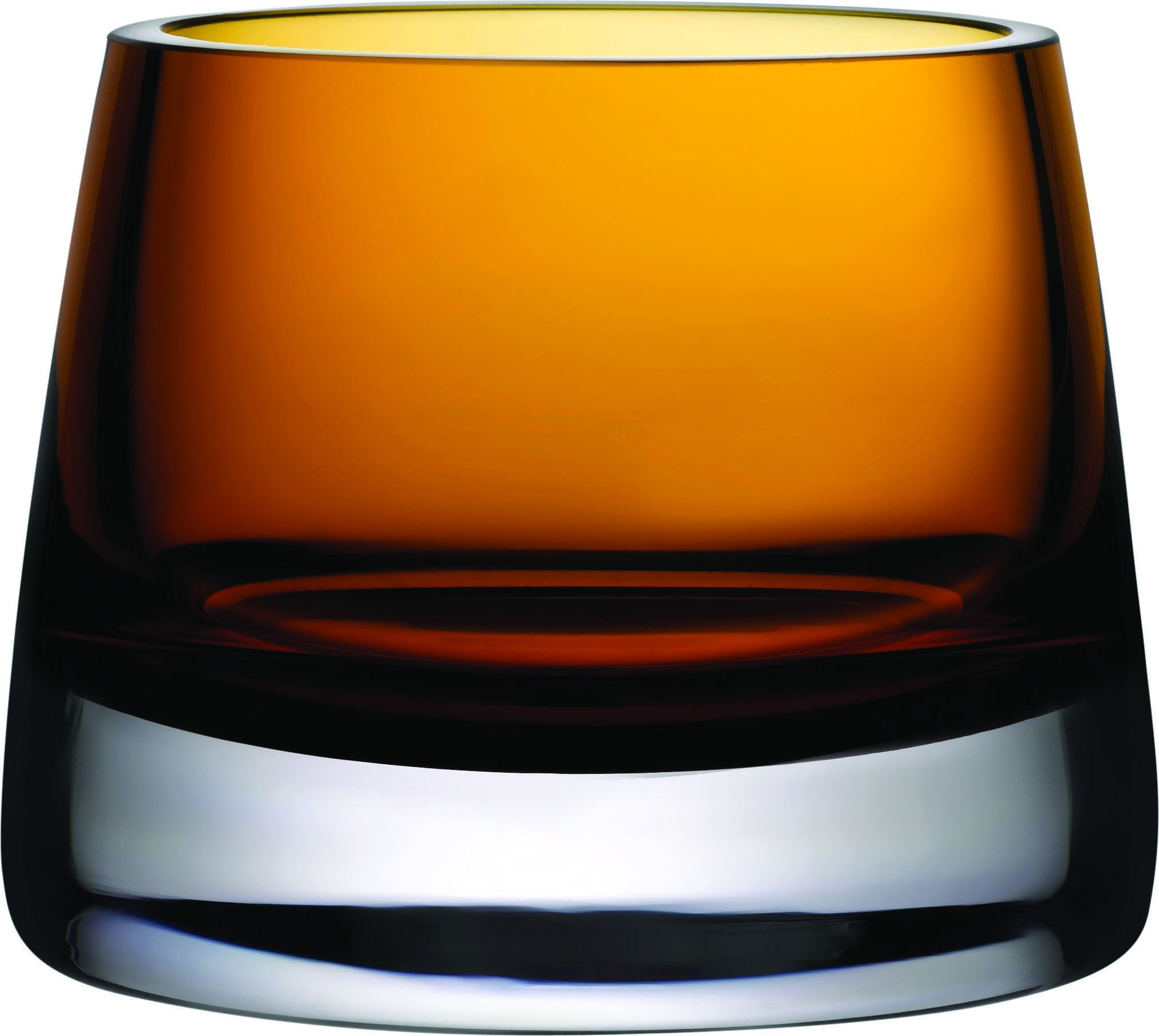 Świeczniki na tealighty Joy M bursztynowe 2 szt.