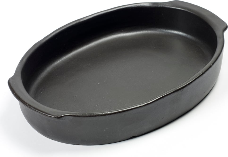 Naczynie do zapiekania i serwowania Pure owalne 30 cm czarne