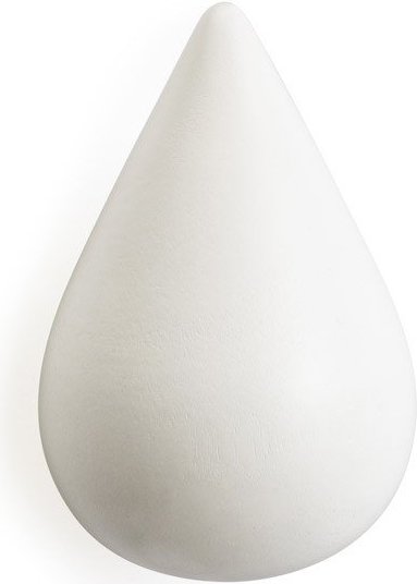 Haczyki ścienne Dropit duże białe 2 szt.