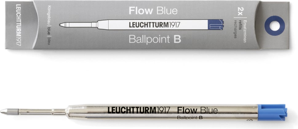Wkłady do długopisów kulkowych Drehgriffel Nr. 1 Flow B niebieskie 2 szt.
