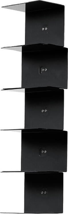 Półka ścienna Ptolomeo 70 cm czarna