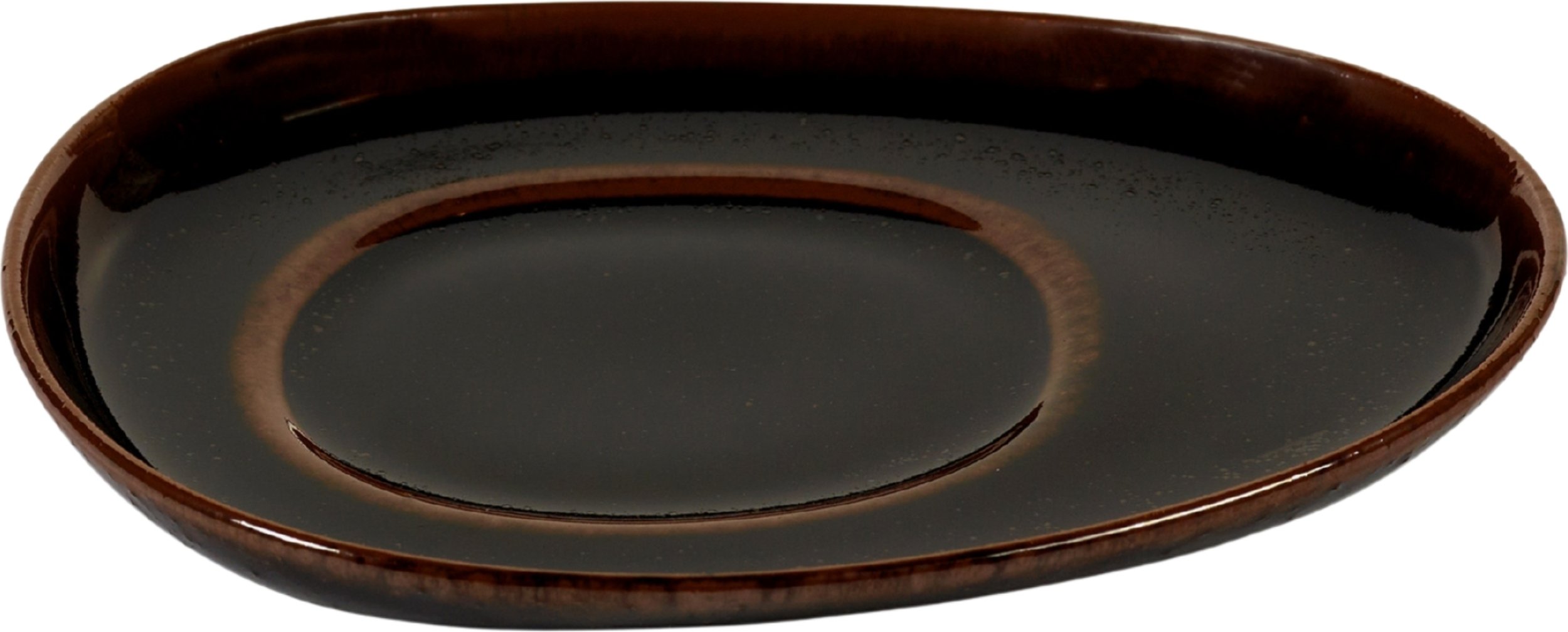 Spodek do kubka do kawy Out of Lines 15 cm brązowo-czarny