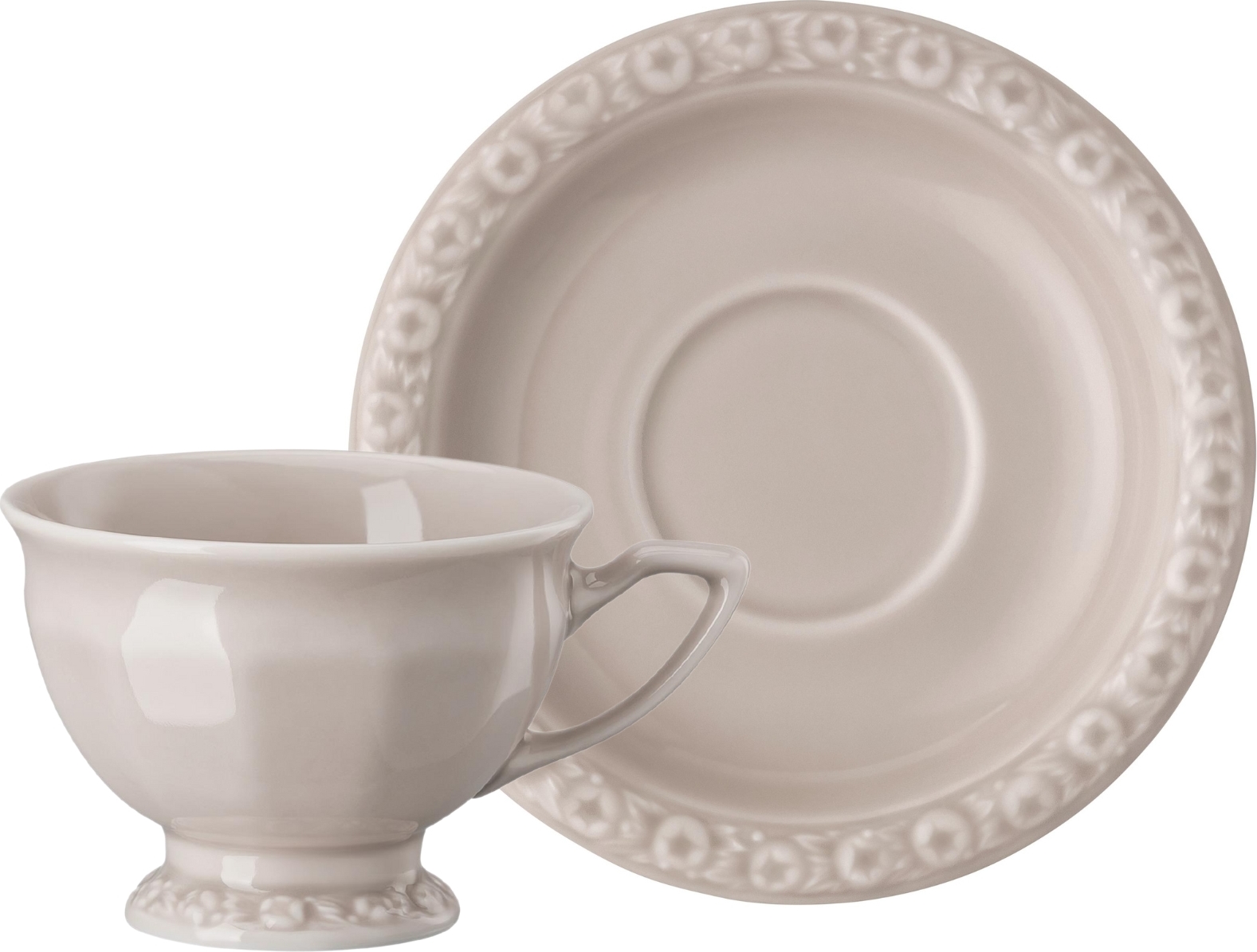 Filiżanka do espresso Maria en Vogue Sand 80 ml ze spodkiem