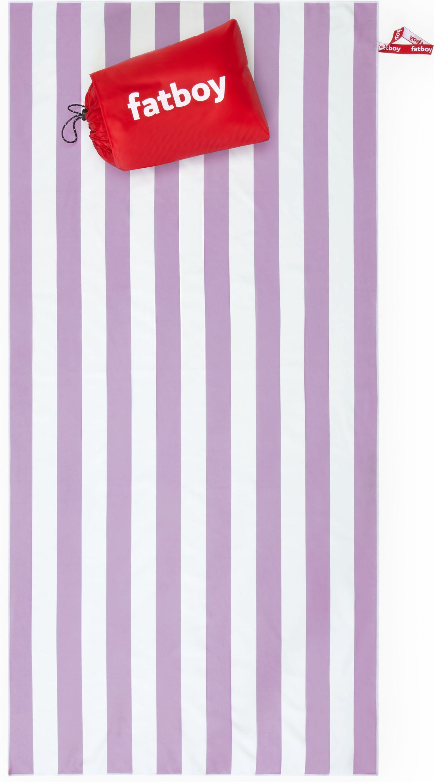 Ręcznik plażowy Beach Baggy liliowy z etui 2 el.