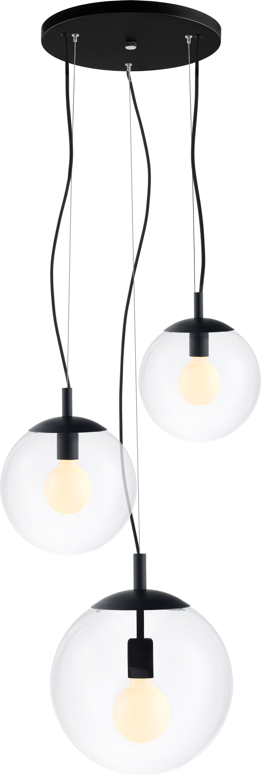 Lampa wisząca Alur 2 czarna