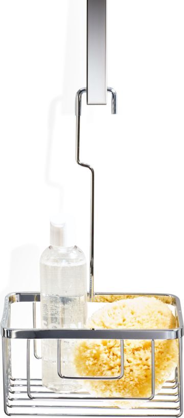 Półka prysznicowa Basic chrom z haczykiem kwadratowym