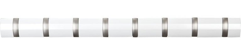 Wieszak listwa Flip długi biały