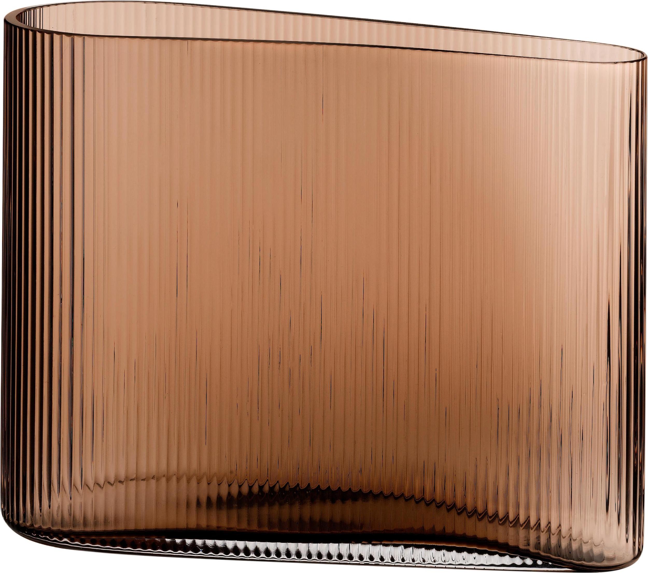 Wazon Mist 21 cm karmelowy