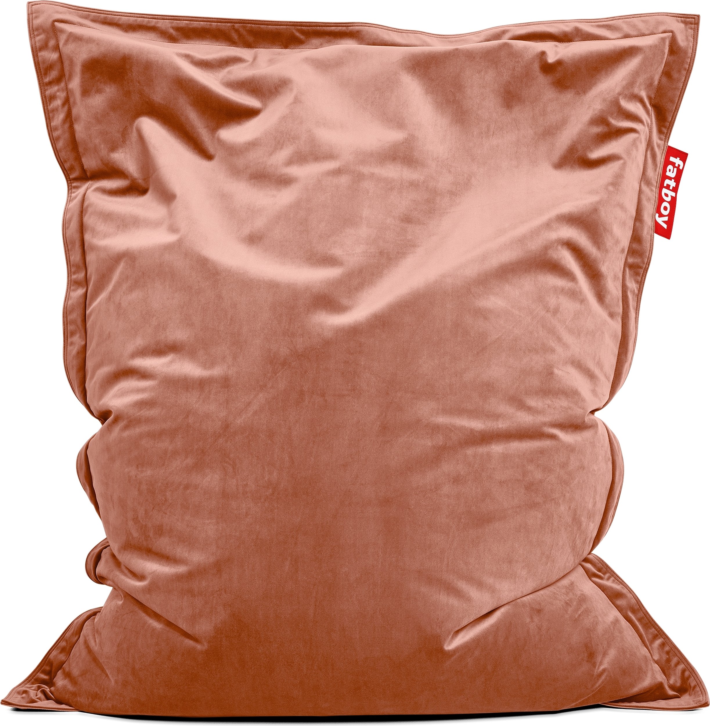 Puf Fatboy The Original Slim Velvet różowobrązowy z recyklingu