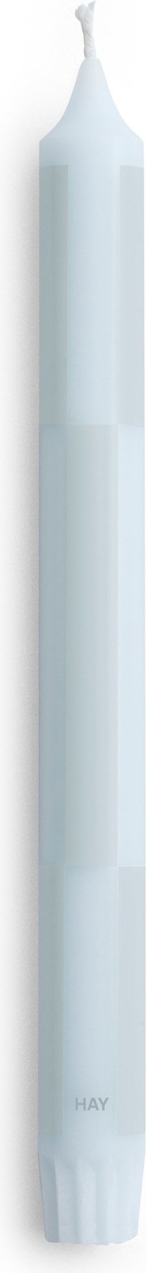 Świeca Hay Pattern szachownica błękitna