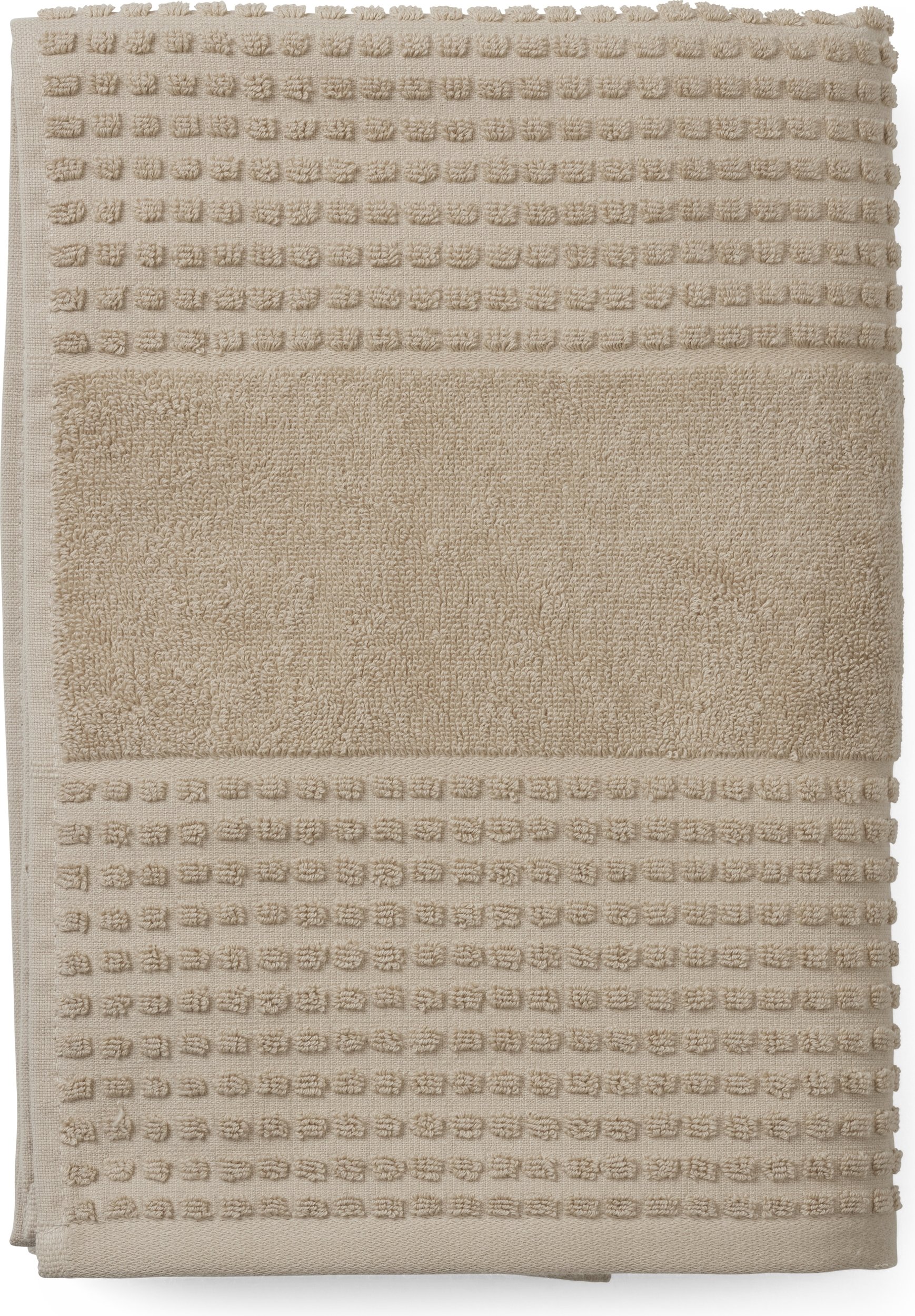 Ręcznik Juna Check 70 x 140 cm piaskowy