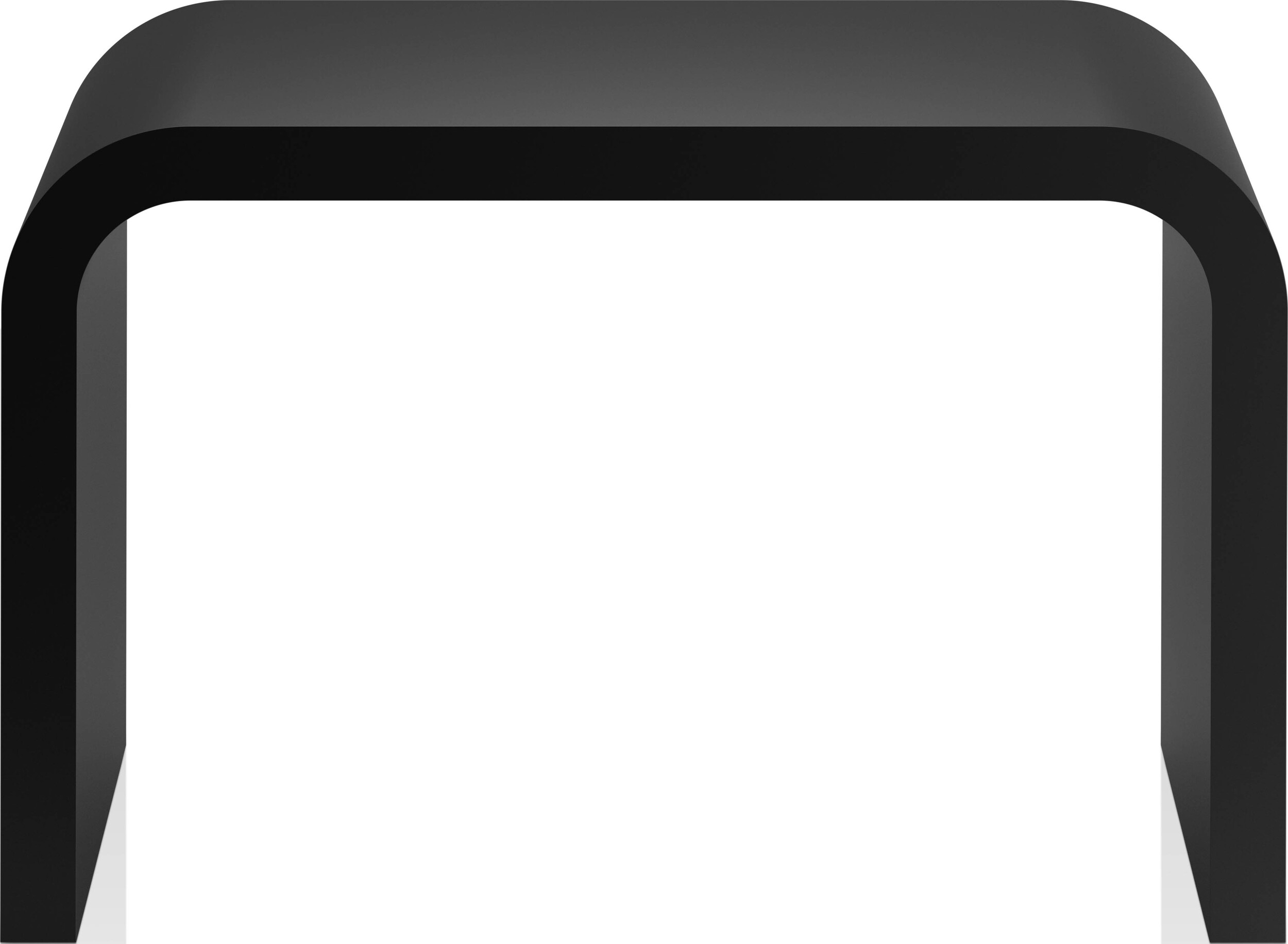 Stołek łazienkowy Stone 24,5 cm czarny mat