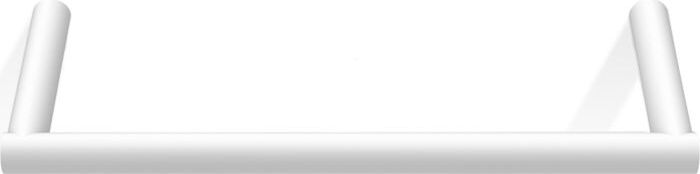 Wieszak reling na ręczniki Mikado 20 cm biały mat