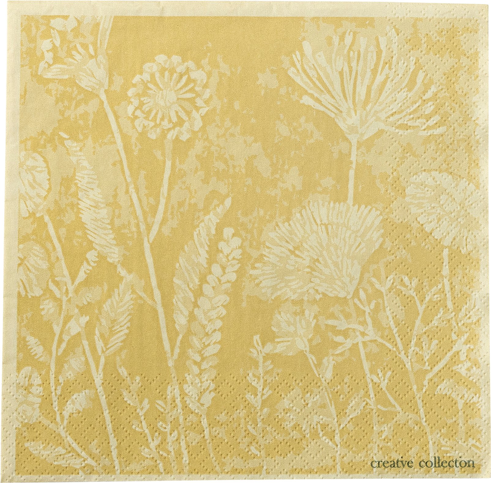 Serwetki papierowe Faustina 33 x 33 cm żółto-zielone 20 szt.