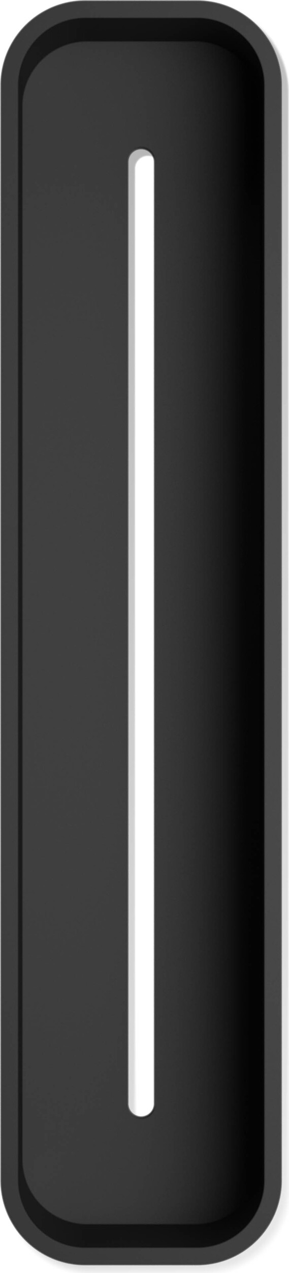 Pojemnik łazienkowy Stone 45 cm czarny mat