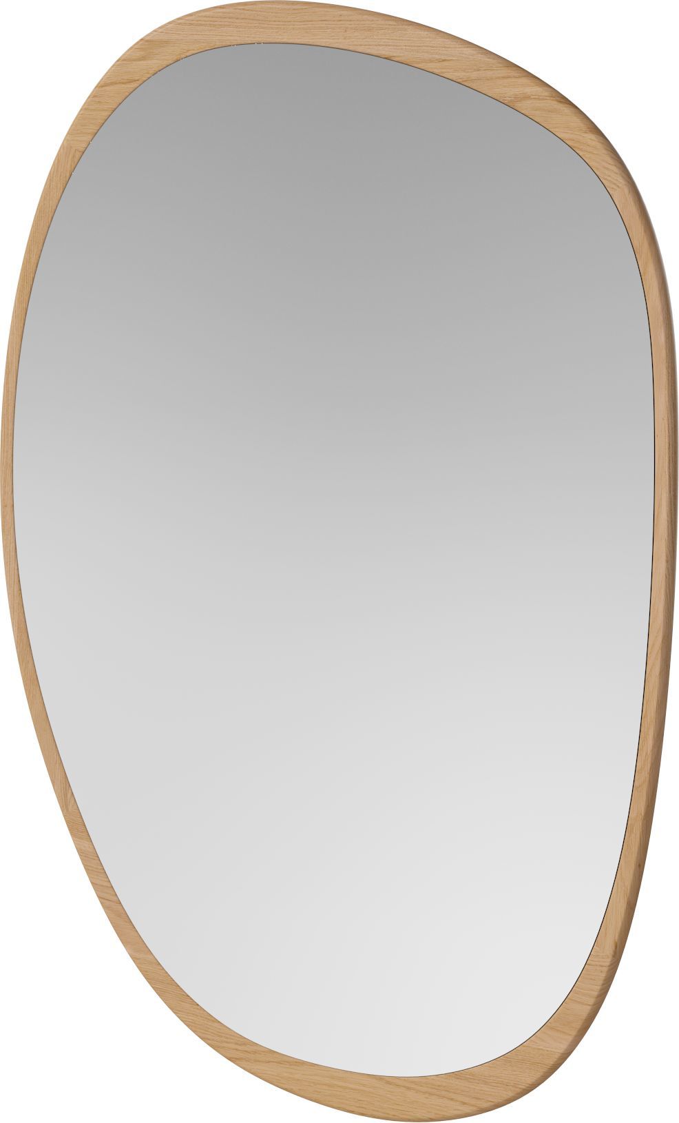 Lustro ścienne Elope 119 x 80 cm naturalny dąb
