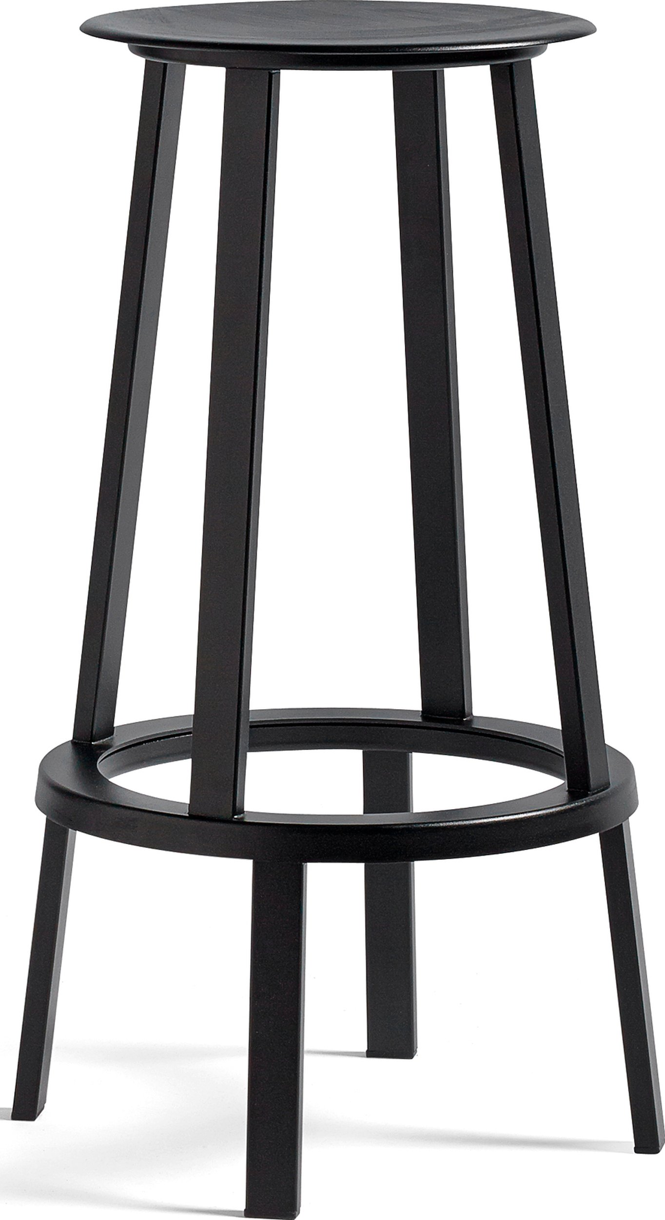 Stołek barowy Revolver 76 cm czarny