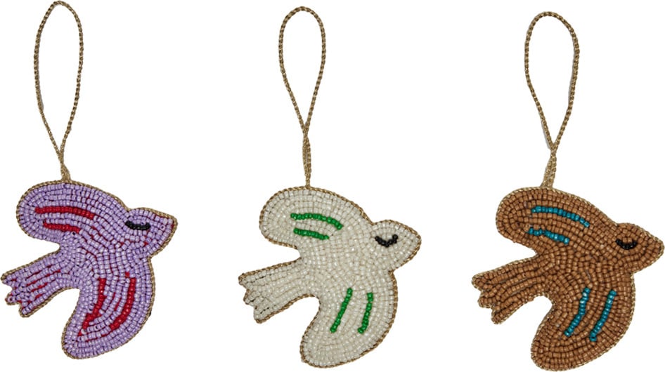 Zawieszki świąteczne OYOY ptaki kolorowe 3 szt.