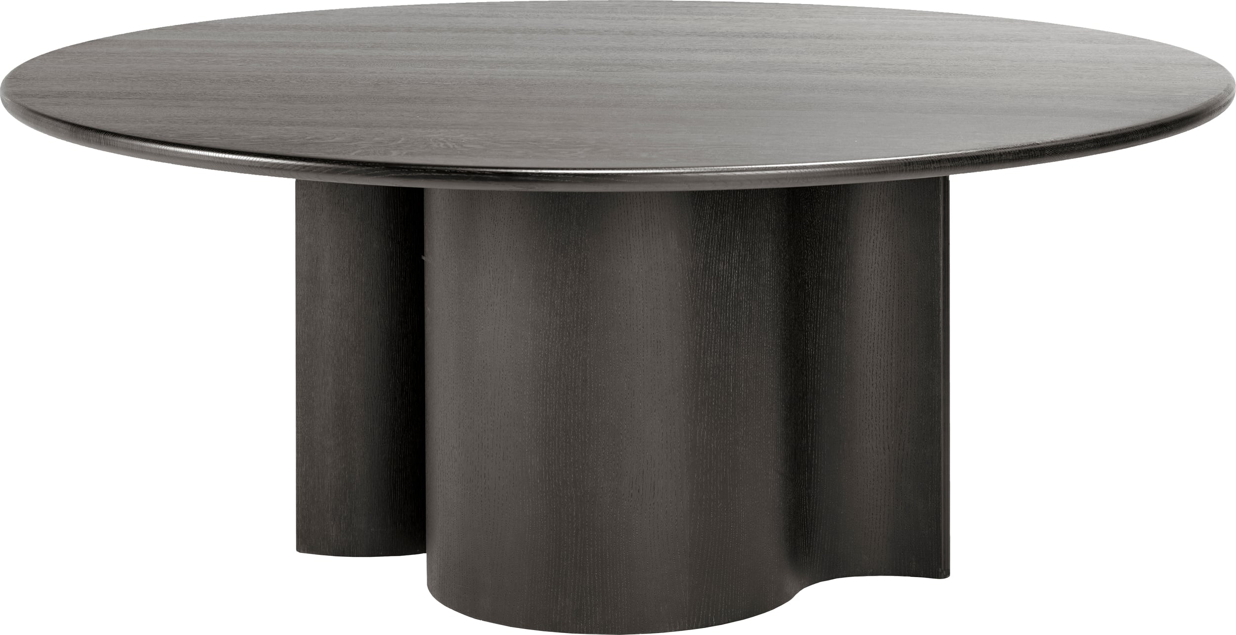 Okrągły stół do jadalni Virginia 180 cm czarny dąb