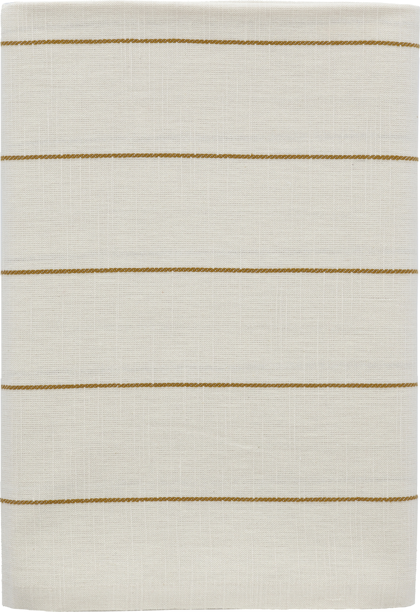 Obrus Line 140 x 320 cm beżowo-złoty