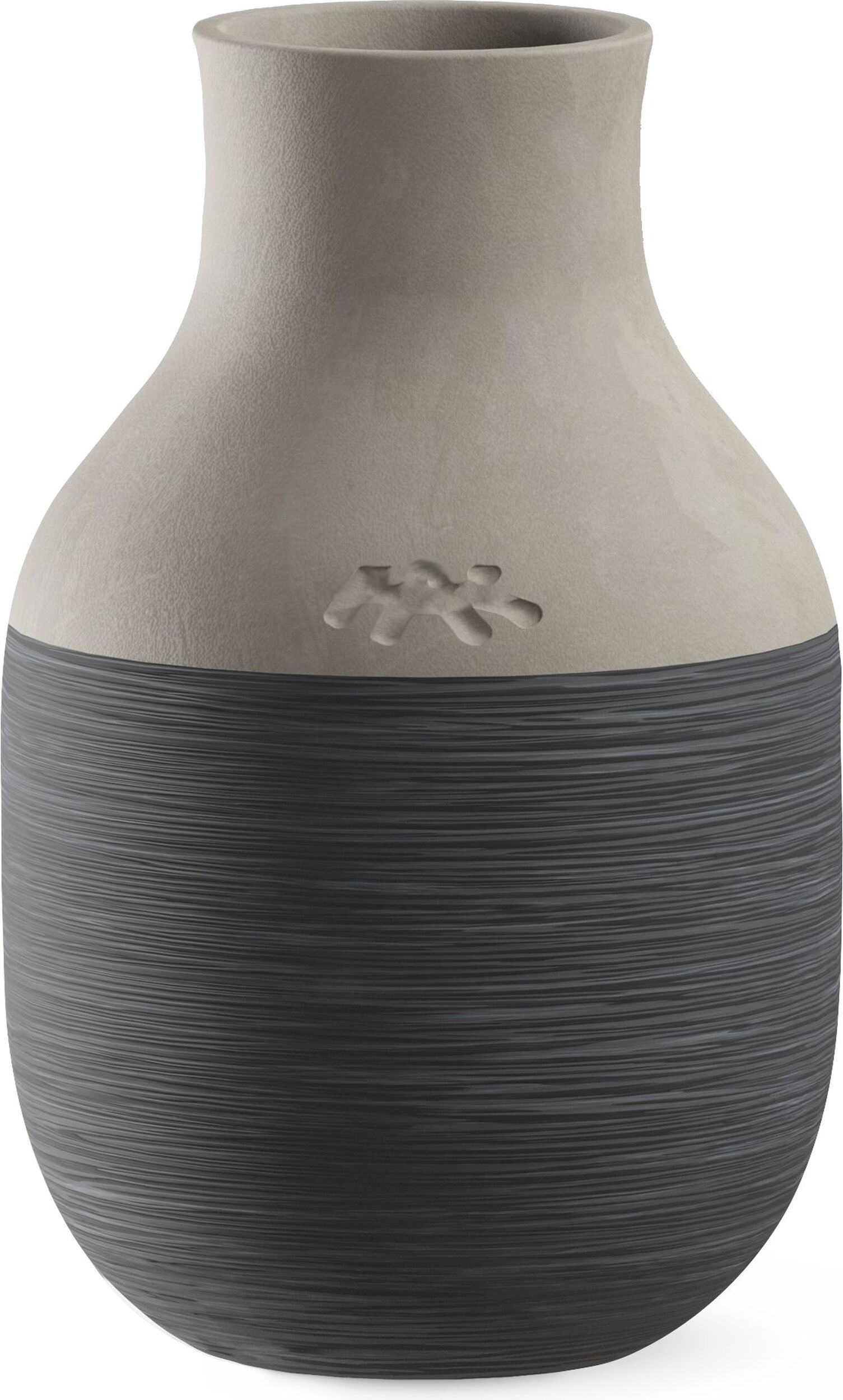 Wazon Omaggio Circulare 12,5 cm antracytowy