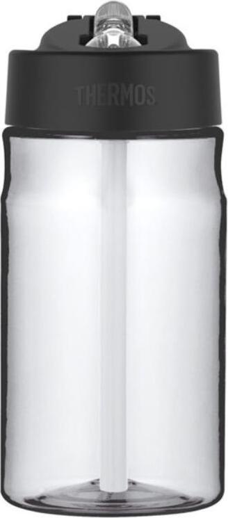 Bidon ze słomką Sport 350 ml przezroczysty