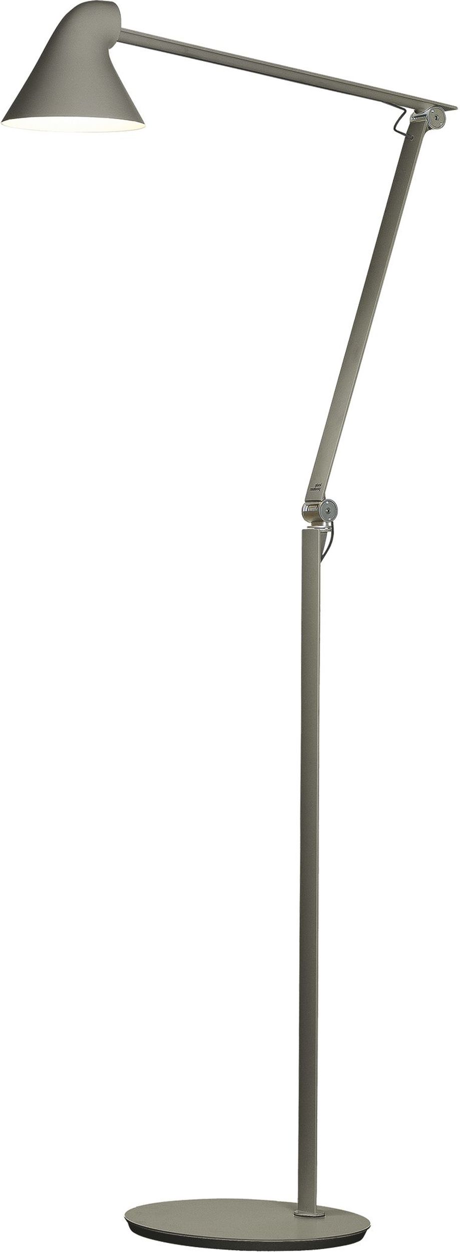 Lampa stojąca NJP LED 3000 K ciemnoszara