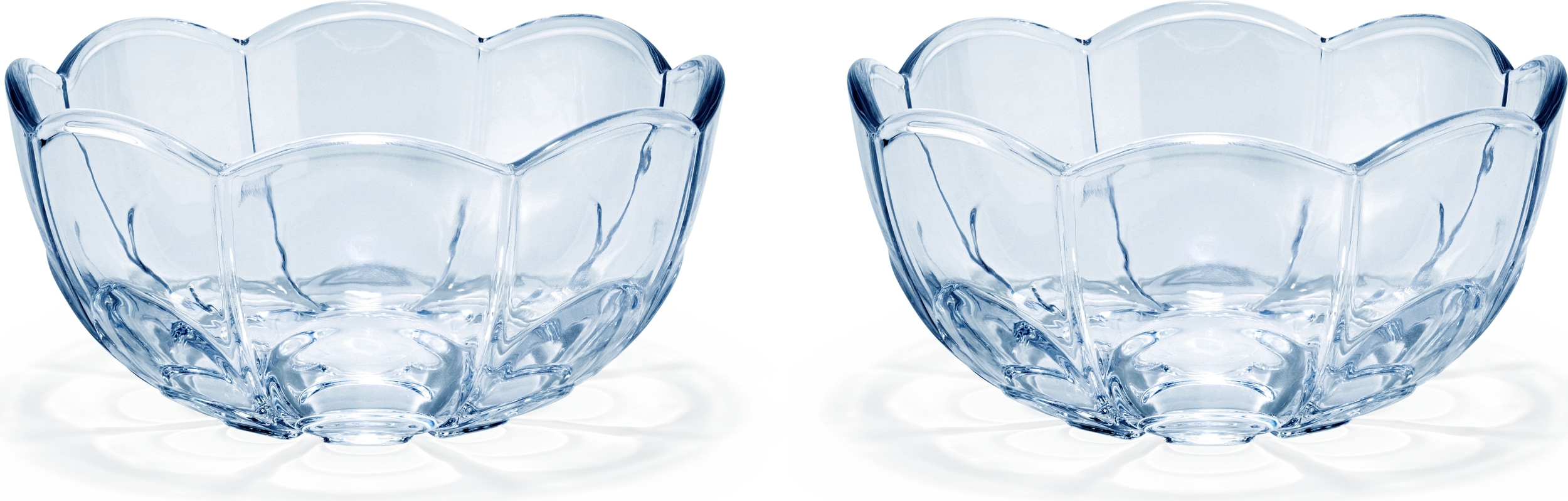 Miski Lily 13 cm niebieskie 2 szt.