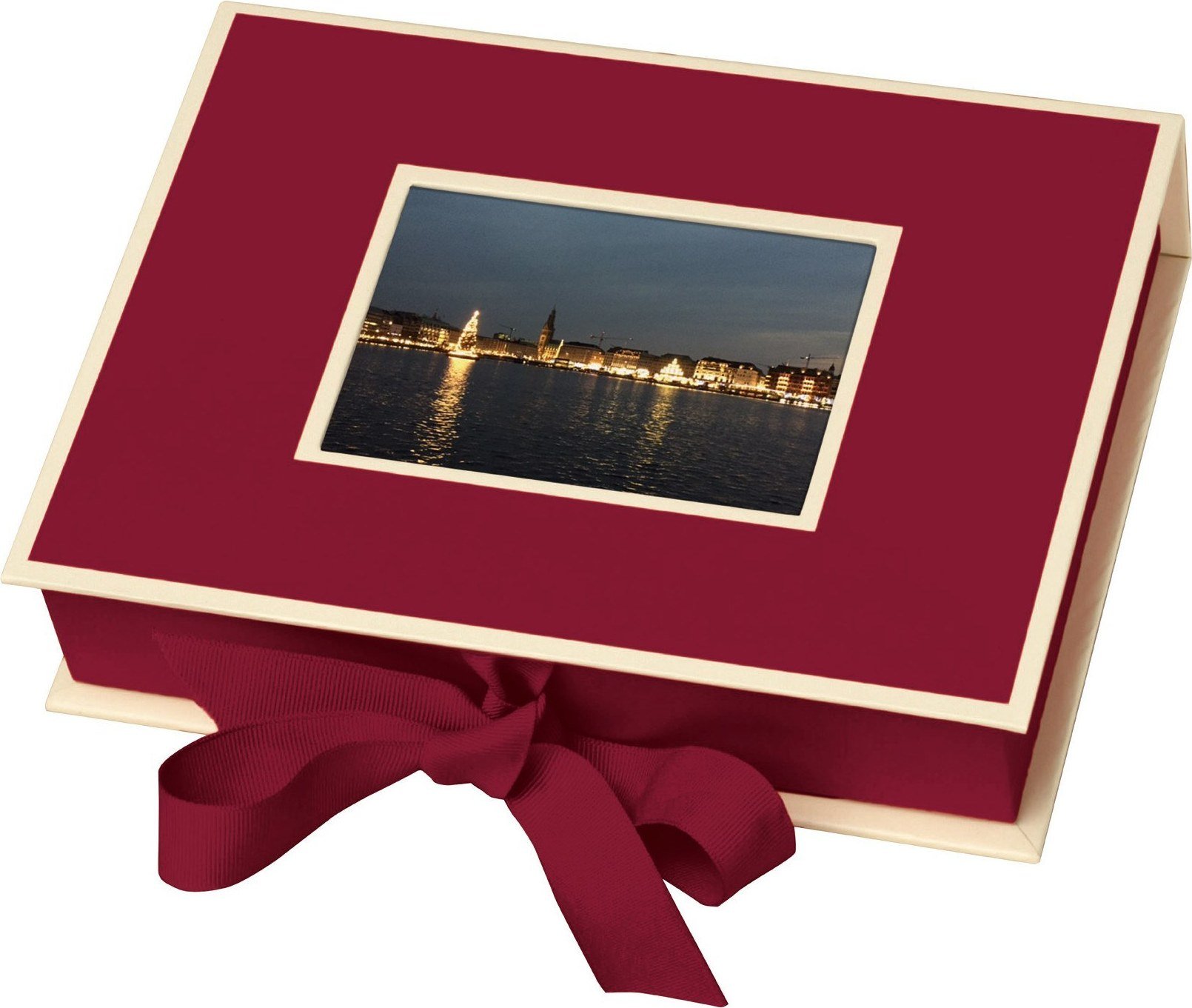 Pudełko na zdjęcia Die Kante burgund