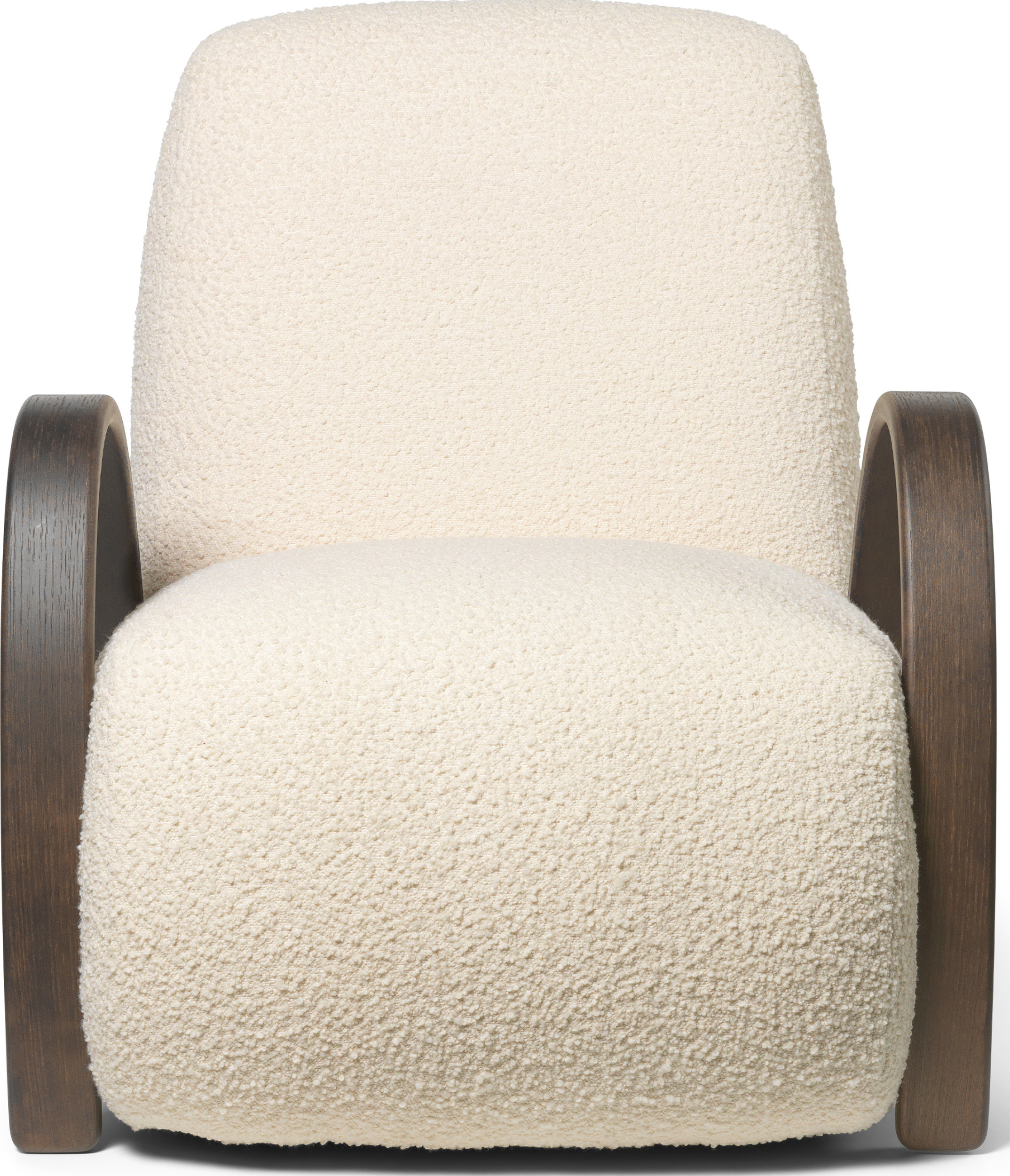 Fotel Nordic Bouclé złamana biel