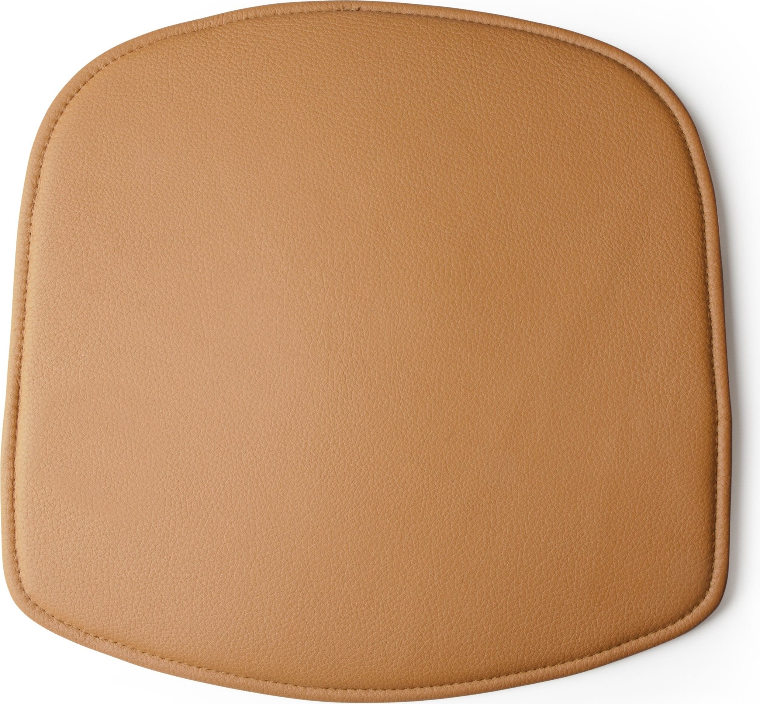 Poduszka na krzesło Wick brązowa skórzana