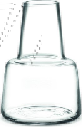 Wazon Flora przezroczysty 12 cm