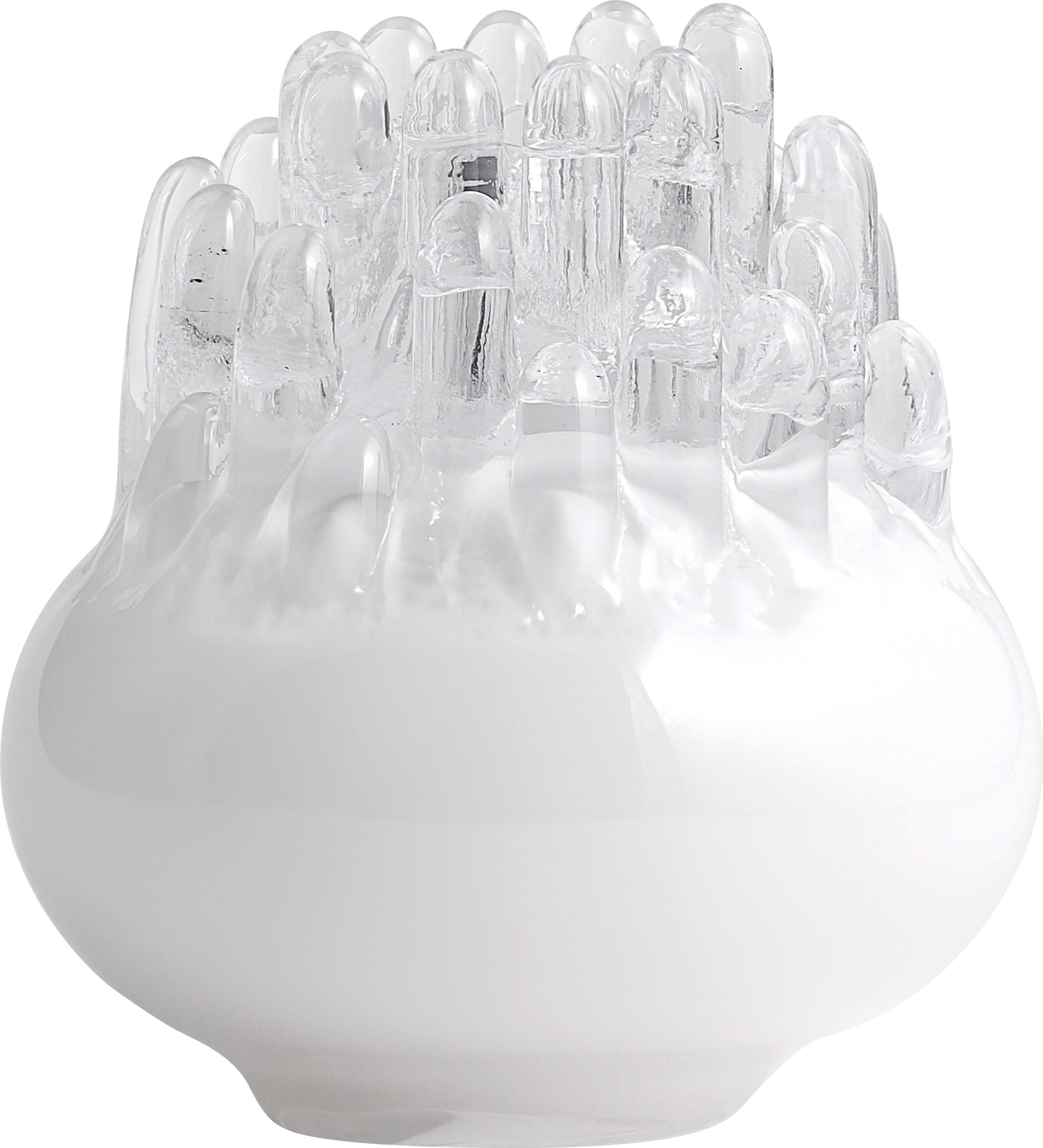 Świecznik na tealighty Polar 33 cm biały