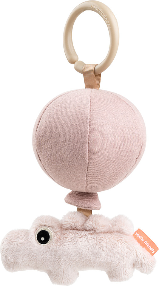 Zawieszka grzechotka Croco różowa