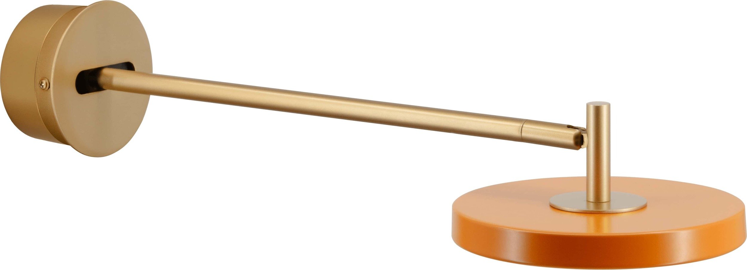 Kinkiet Asteria 44,6 cm pomarańczowy z zawieszeniem ściennym