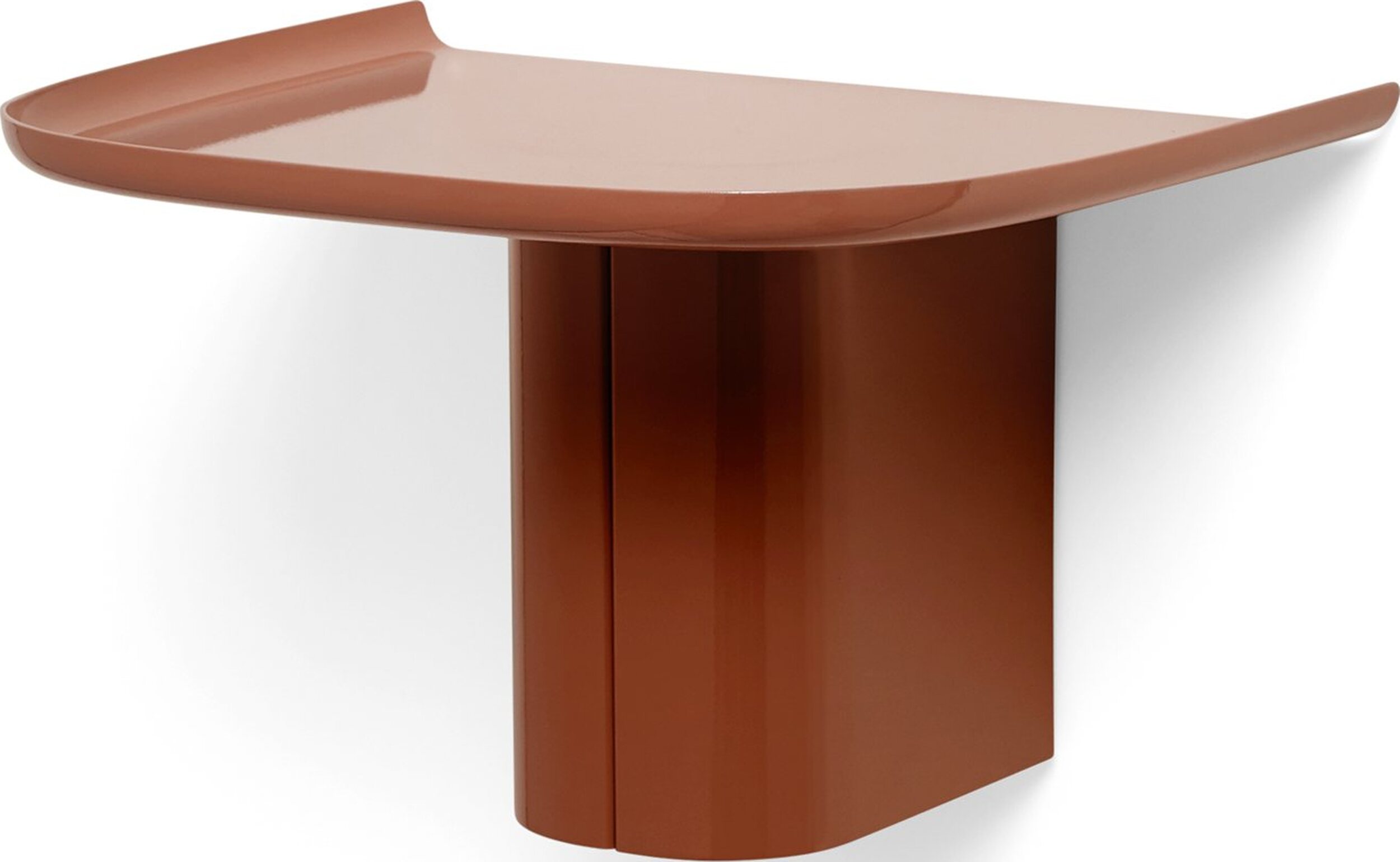 Półka ścienna Korpus S rdzawy brąz