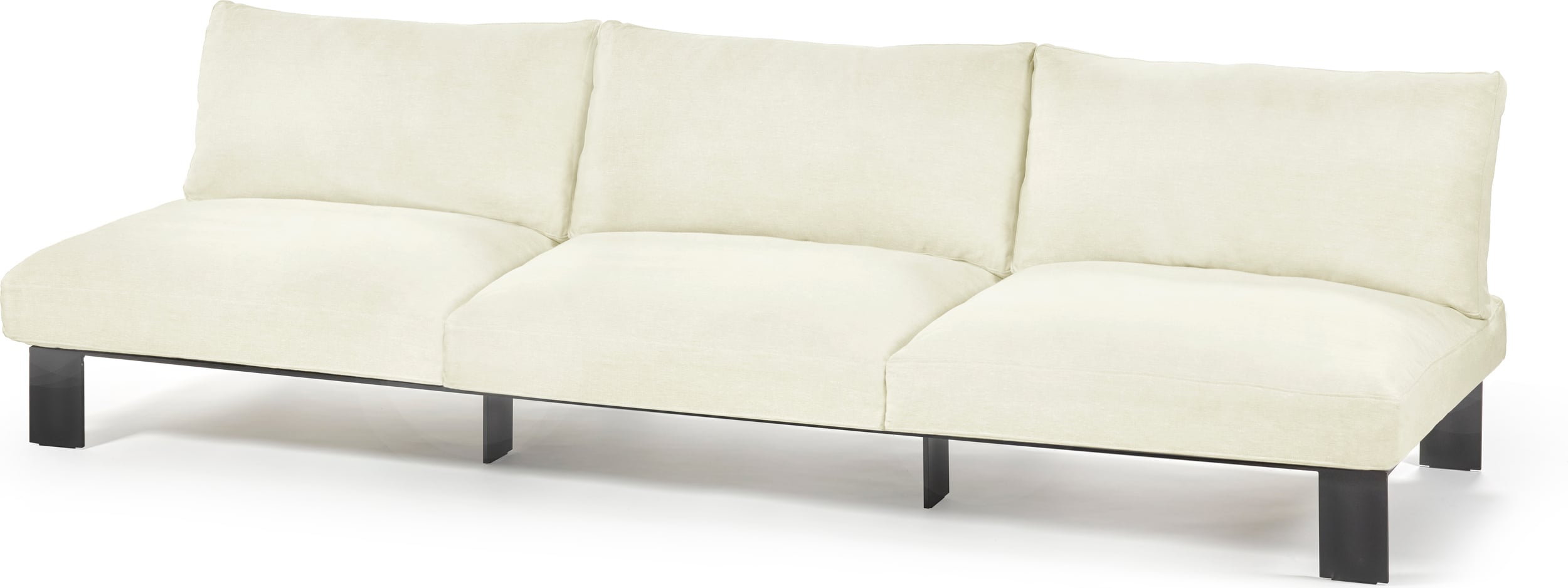 Sofa modułowa trzyosobowa Serax 273 cm biała