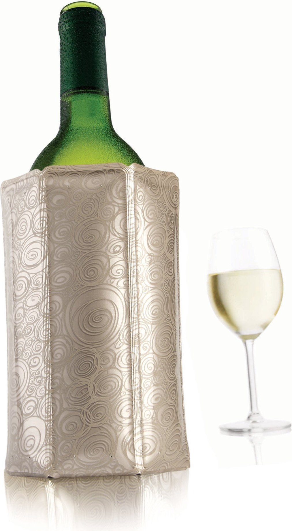 Okrycie do butelki wina Rapid Ice platyna