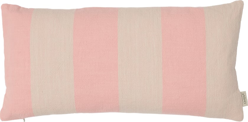 Poszewka dekoracyjna Kara 30 x 60 cm różowo-beżowa