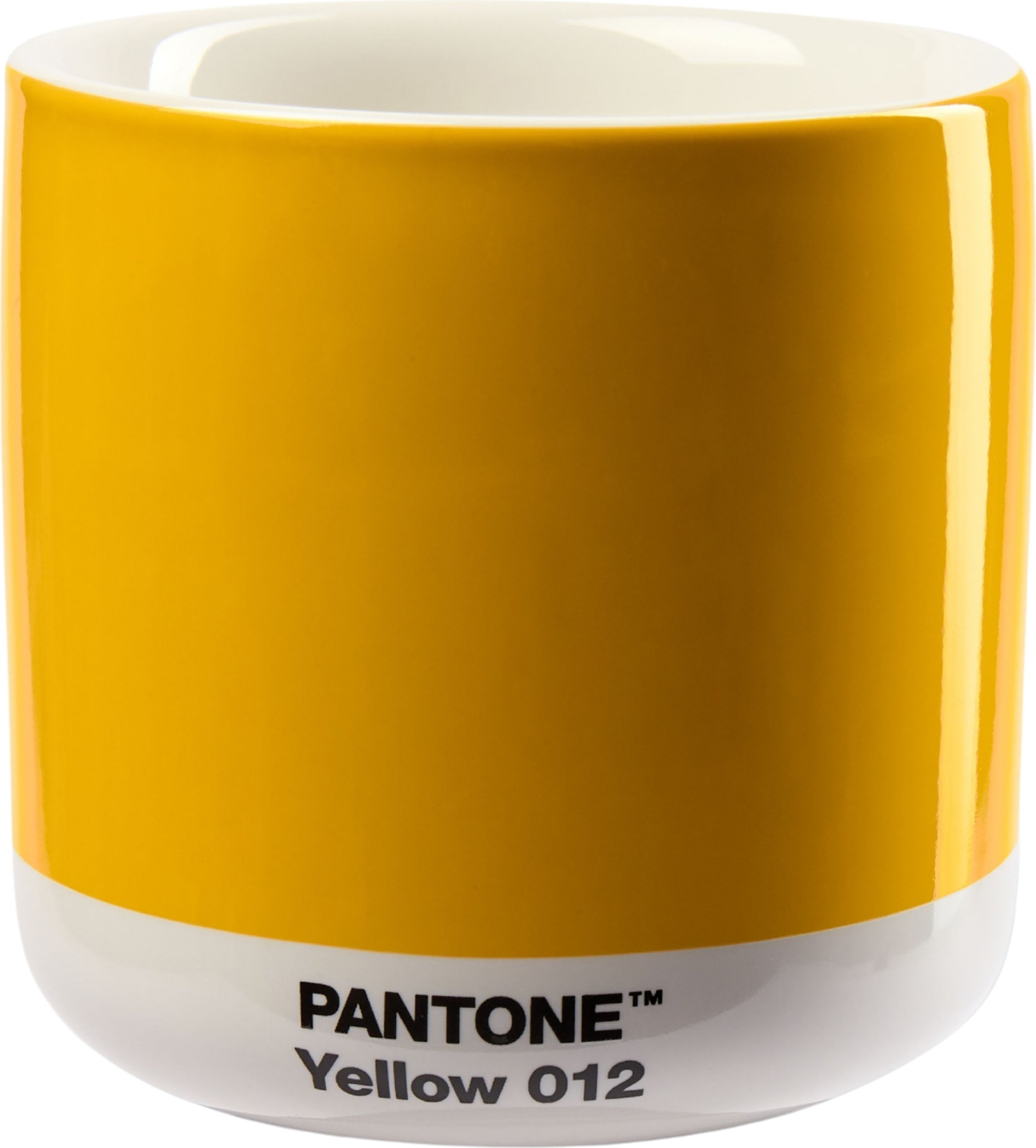 Kubek termiczny Pantone 220 ml żółty
