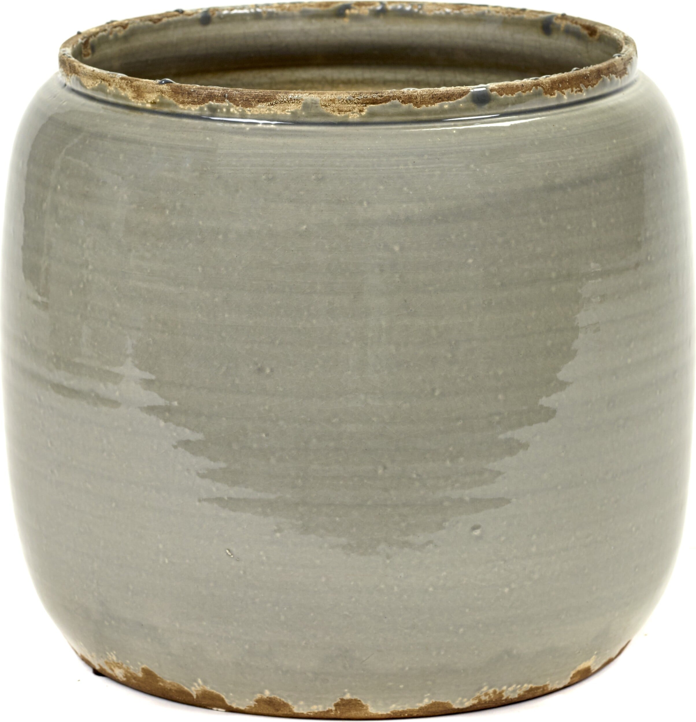 Osłonka na doniczkę Costa 25 cm szara