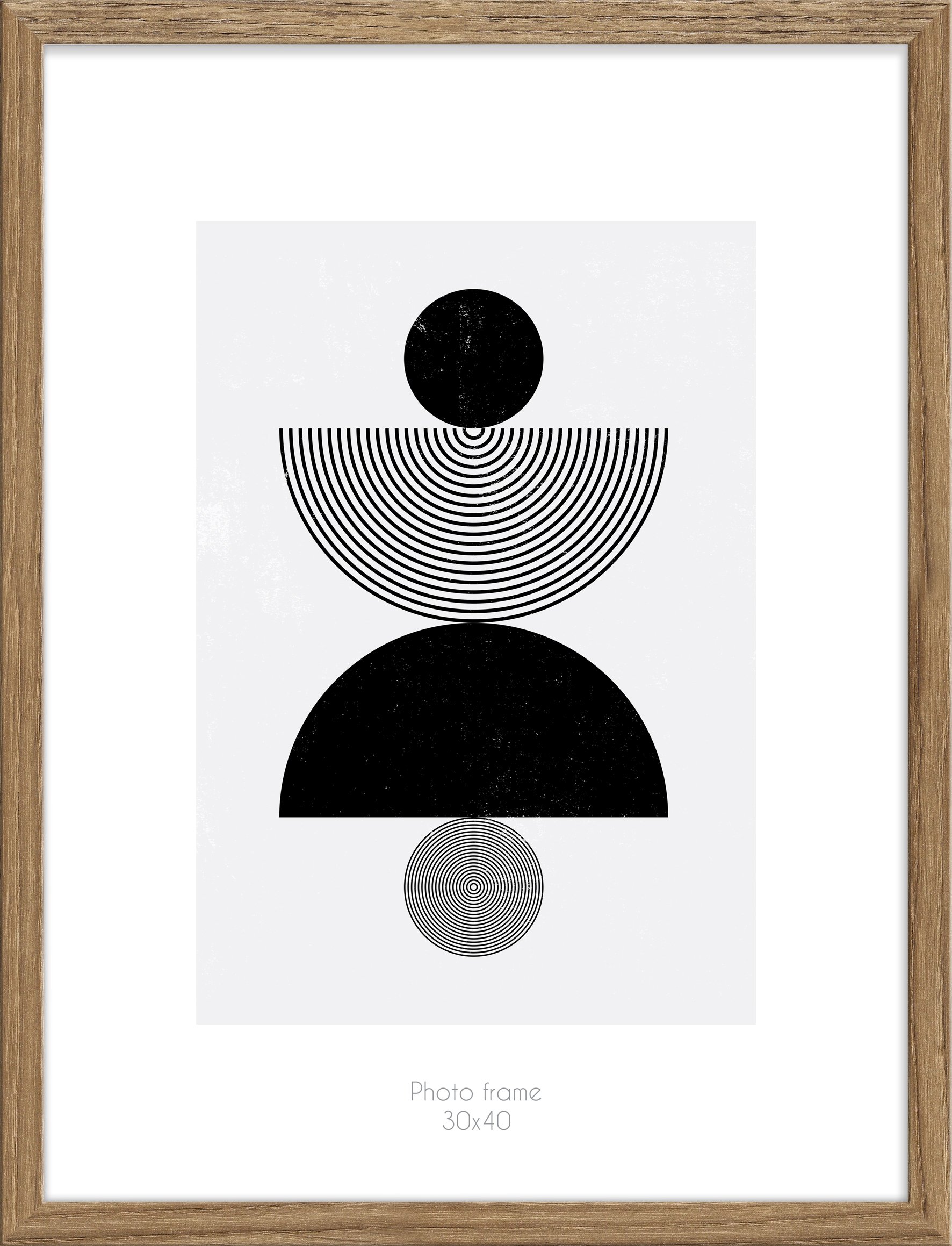 Ramka na zdjęcia Kyoto 30 x 40 cm brązowa