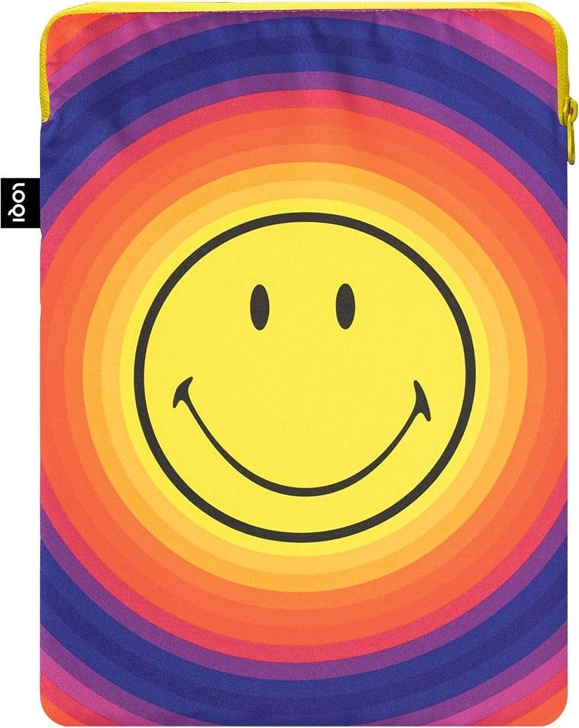 Etui na laptop Smiley Rainbow Capsule z recyklingu