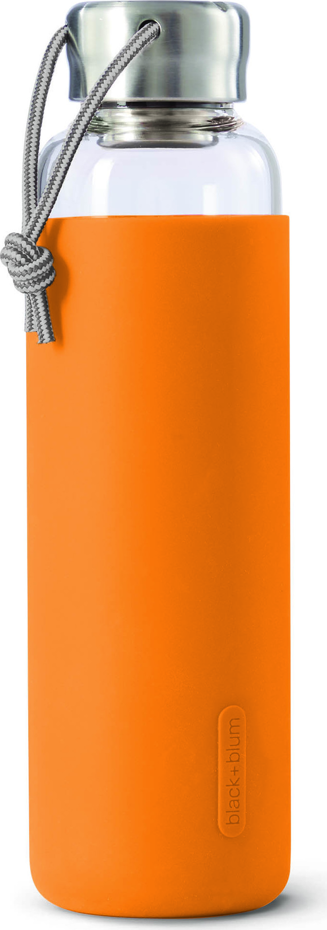 Butelka na wodę Black+Blum 0,6 l pomarańczowa szklana