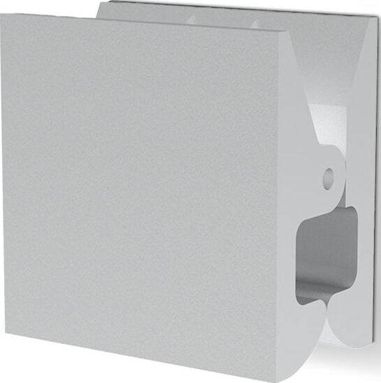 Uchwyt na ręcznik Pinch kwadratowy 5 cm srebrny matowy