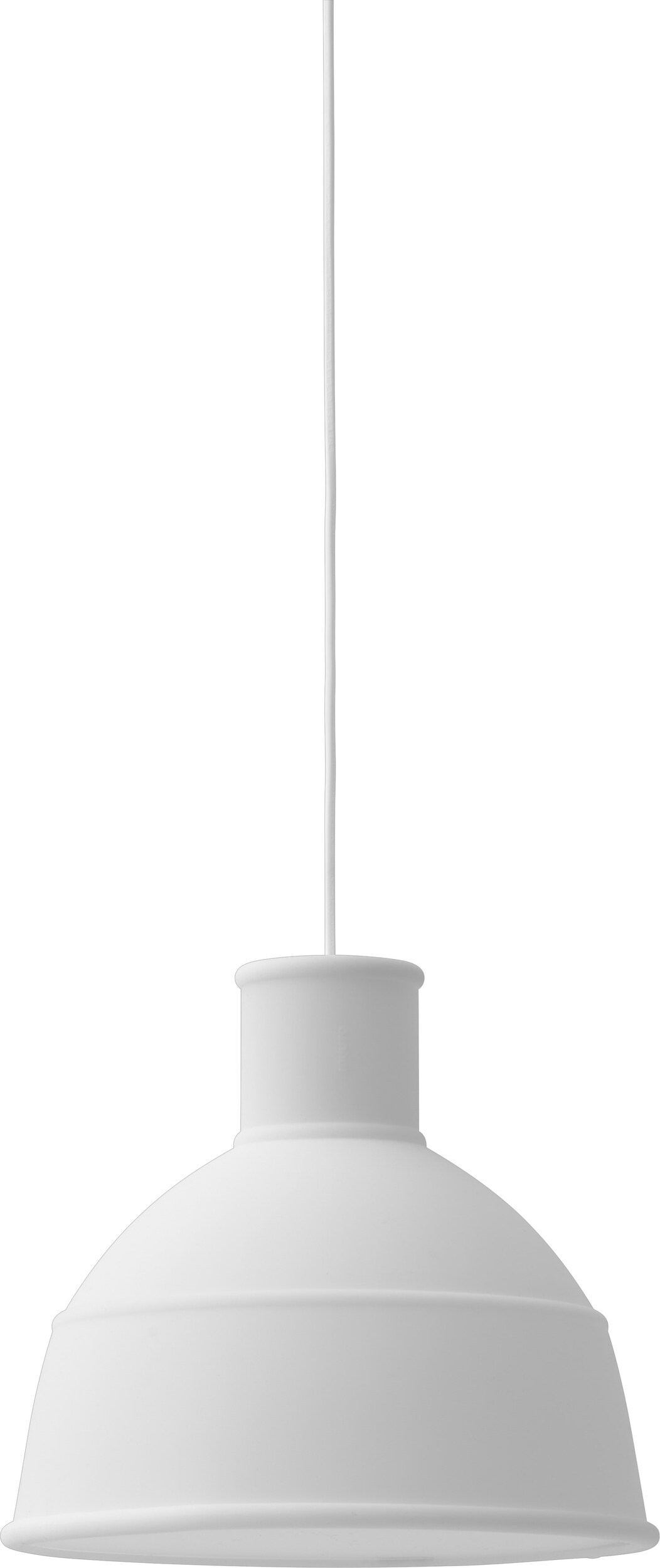 Lampa wisząca Unfold przezroczysta biała