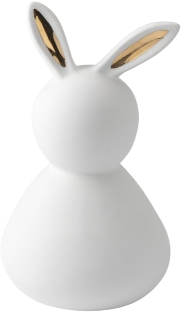 Figurka dekoracyjna Bunny złote uszy 29 cm