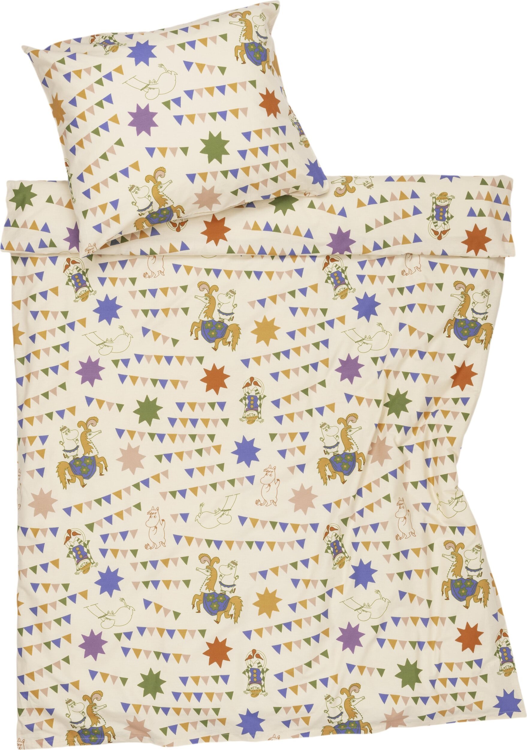 Pościel dziecięca Arabia Finland Muminki Circus 120 x 160 cm z poszewką na poduszkę 50 x 60 cm