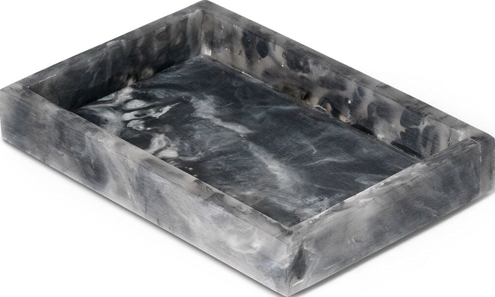 Taca dekoracyjna Mist 10 x 15 cm w kolorze węgla