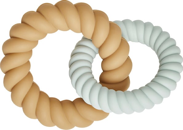 Gryzak Mellow brązowo-niebieski